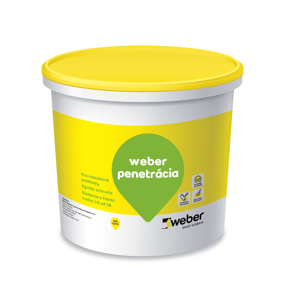 weber penetrácia - Penetračný náter na nasiakavé podklady